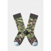 Classy Fashion pattern Jacquard Cotton Crew Socks